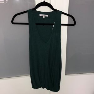 Dark green tank top